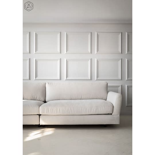 Sleepo Holly 4-Seters Sofa Greige 296cm