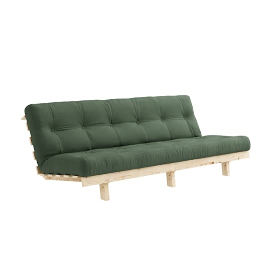 Karup Design Lean Bäddsoffa Natur/Olive Green 190cm