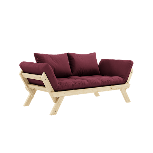 Karup Design Bebop Dagbädd Natur/Bordeaux 174cm