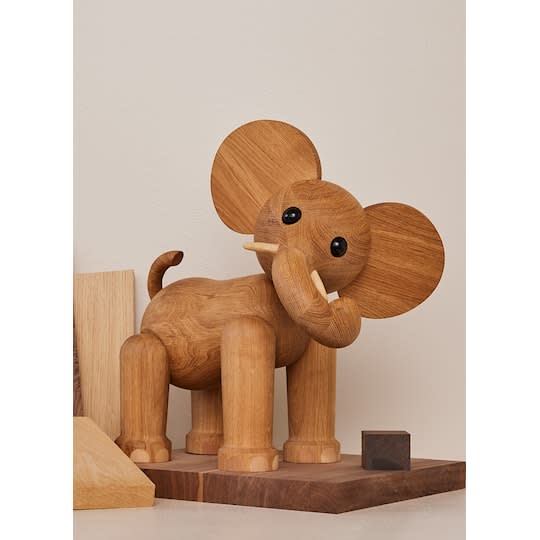 Spring Copenhagen Tembo Elephant Koristelu Tammi 41cm