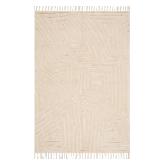 Nordic Home Chelsie Style Bomullsmatta Creme 200x300