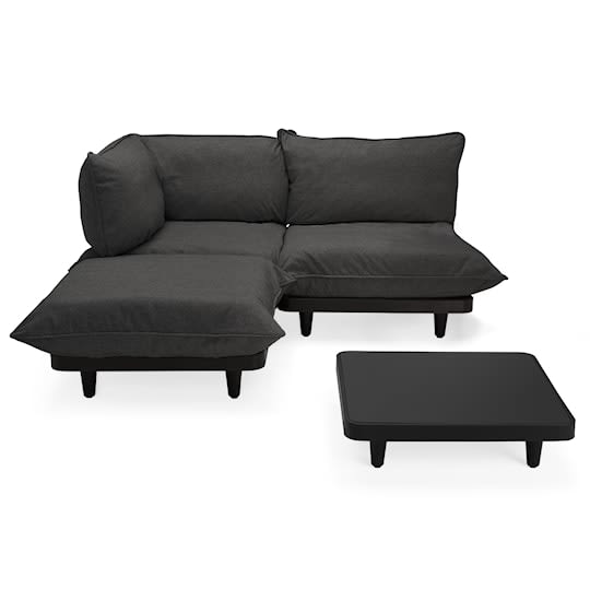 Fatboy Paletti Loungegruppe Medium med Bord Thunder Grey