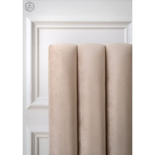 Sleepo Stella Sänggavel Sammet Beige 160cm