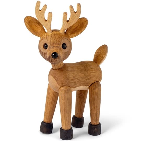 Spring Copenhagen Spirit Deer Dekoration Eiche/Ahorn 19cm