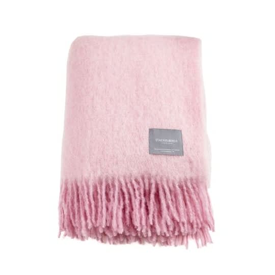 Stackelbergs Mohair Pledd Pelagon / Rosa