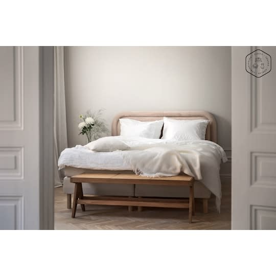 Sleepo Celine Sängynpääty Sametti Beige 160 cm