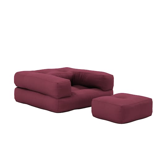 Karup Design Mini Cube Fåtölj Bordeaux