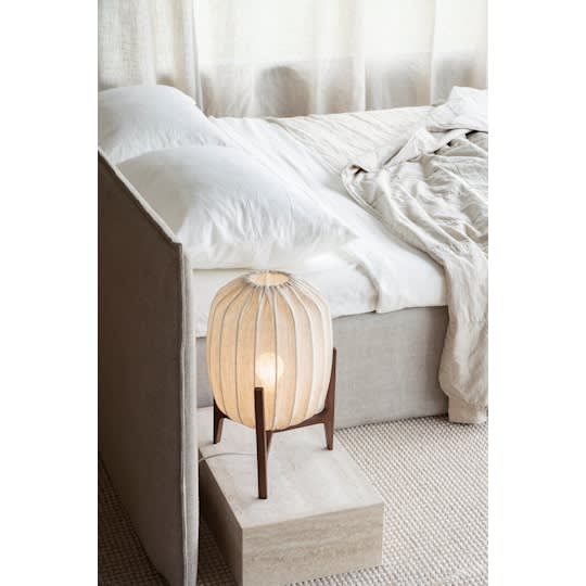 Watt &amp; Veke Prisma Bordlampe Dark Ash/Natural 41cm