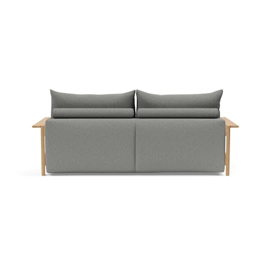 Innovation Living Malloy Bäddsoffa Wood/Bouclé Ash Grey 150x200