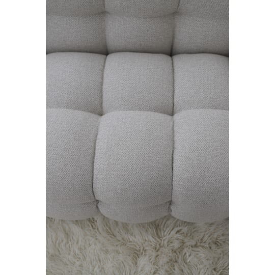 Sleepo Billie 1-Sitzer Sofa Modul Links Armlehne Beige Bouclé 118cm