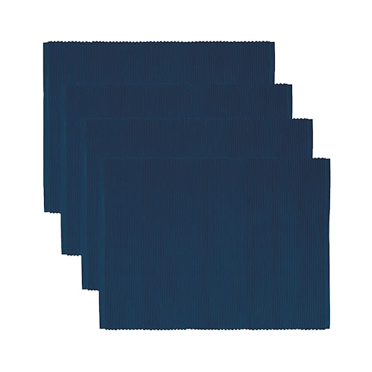 Linum Uni Bordstablett Indigo Blue 35x46 4-pack