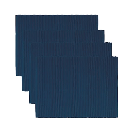 Linum Uni Pöytätabletti Indigo Blue 35x46 4 kpl