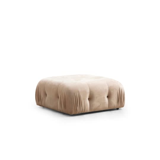 Sleepo Blanca Fotskammel Velvet Beige