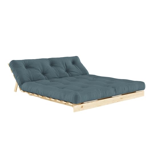 Karup Design Roots Schlafsofa Natur/Petrolblau 160cm