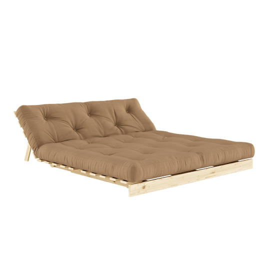 Karup Design Roots Bäddsoffa Natur/Mocca 160cm