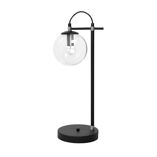 Hallbergs Belysning Perla Bordslampa Silver/Svart