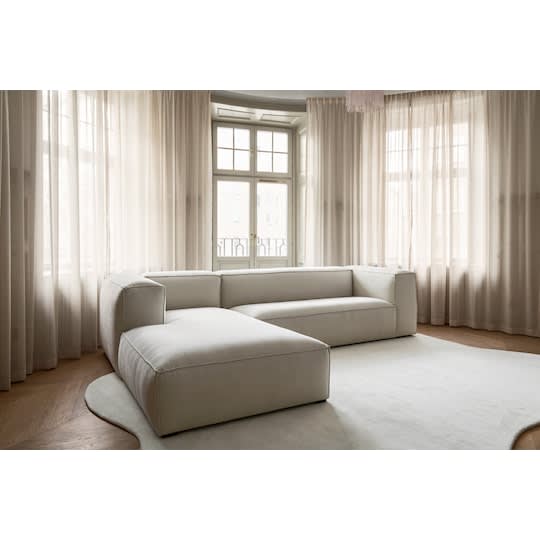 Sleepo Luca Divansofa Links Creme 309cm