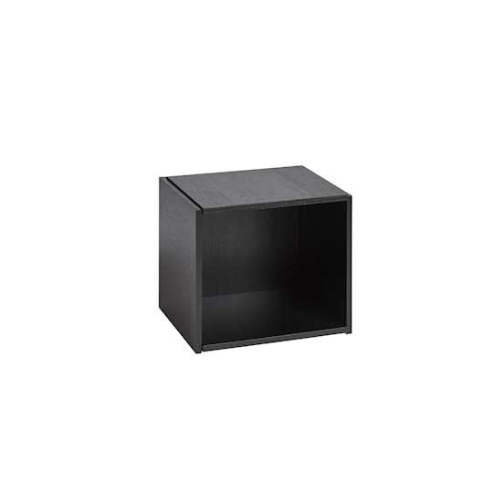 Woud Bricks Cube Vägghylla Black 36x36