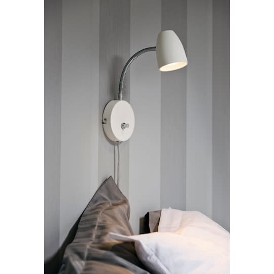 Aneta Lighting Novali Vägglampa Vit 22cm