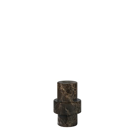 Mette Ditmer Denmark Marble Ljusstake Brown L