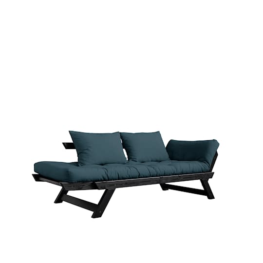 Karup Design Bebop Dagseng Svart/Petrol Blue 174cm