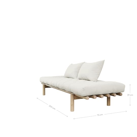 Karup Design Pace Sohvasänky Luonnonväri/Mokka 200 cm