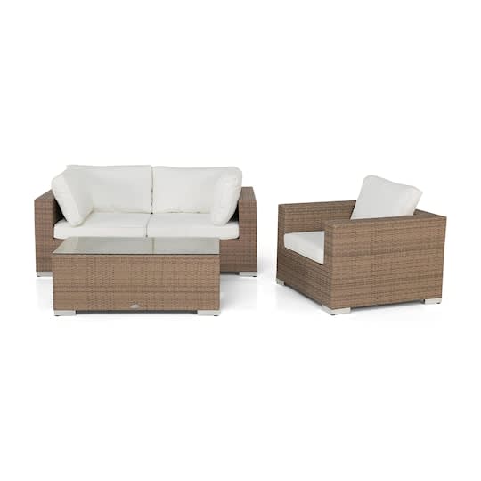 Nordic Outdoor Bora 3-seter Loungegruppe inkl. Bord Sand