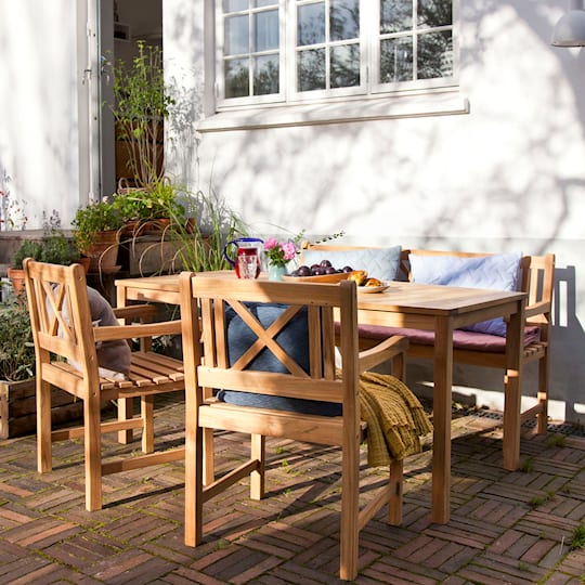 Cinas Rosenborg 3-sits Soffa Teak