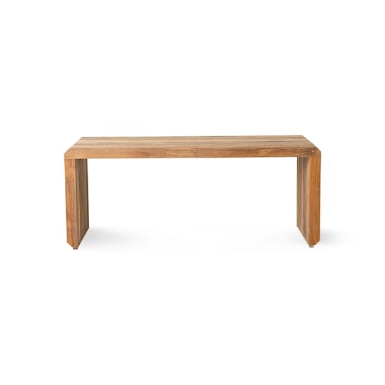 HKliving Slatted Bänk Teak 96cm