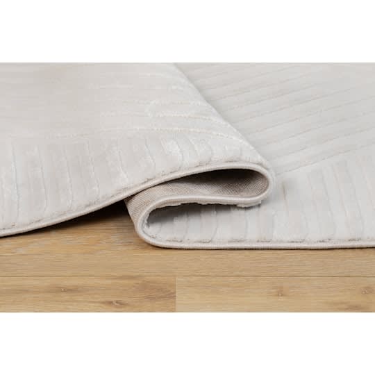 Nordic Home Cordelia Lines Matta Creme 240x340