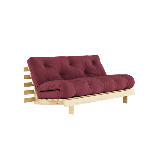 Karup Design Roots Schlafsofa Natur/Bordeaux 160cm