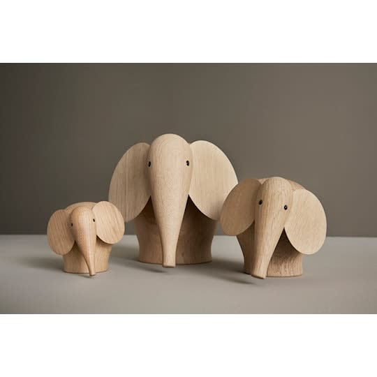 Woud Nunu Elephant Decoration 8cm