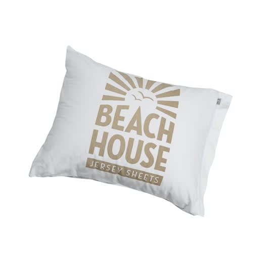 Beach House Company Logo tyynyliina 50x60