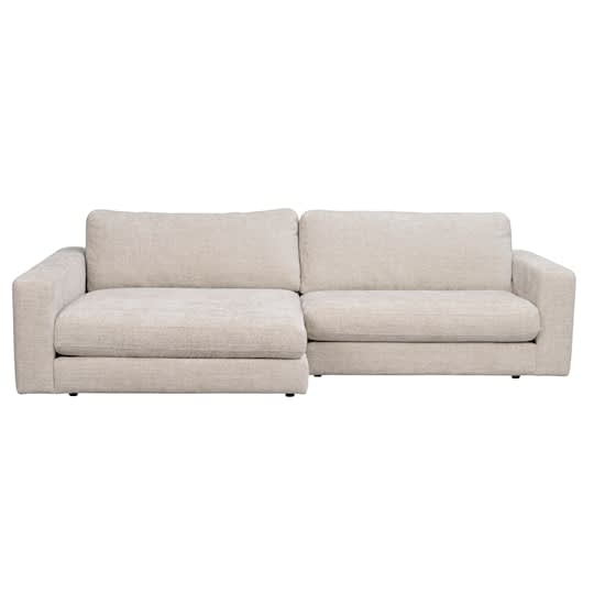 Rowico Home Duncan 3-Sitzer Sofa Chaiselongue Links Hellgrau