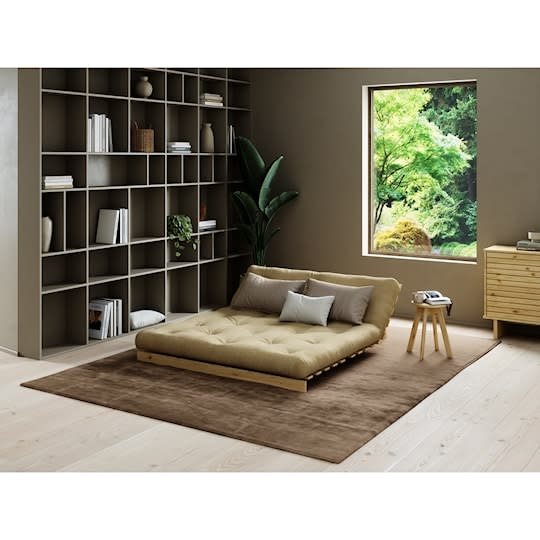 Karup Design Roots Schlafsofa Natur/Petrolblau 160cm