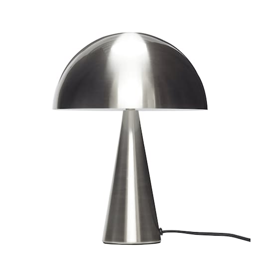 Hübsch Mush Bordlampe Nikkel 33cm