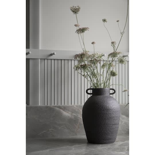 DBKD Long Vase Schwarz Groß