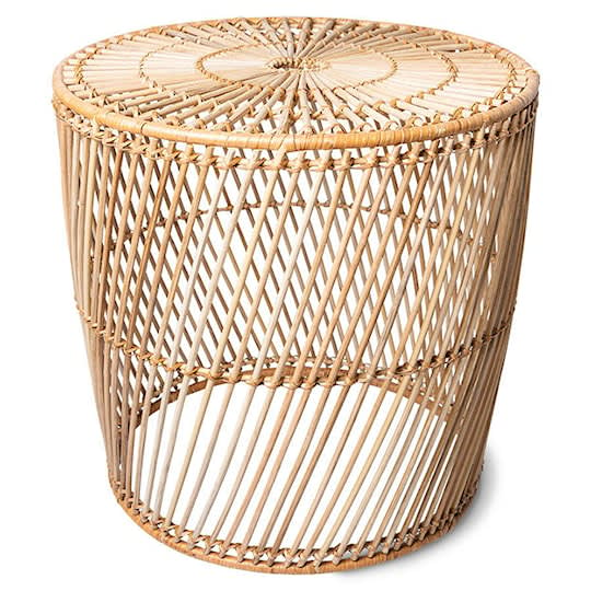 HKliving Wicker Beistelltisch Natur Ø45