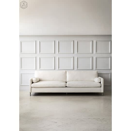 Sleepo Åre 4-Sitzer Sofa Weiß 257cm