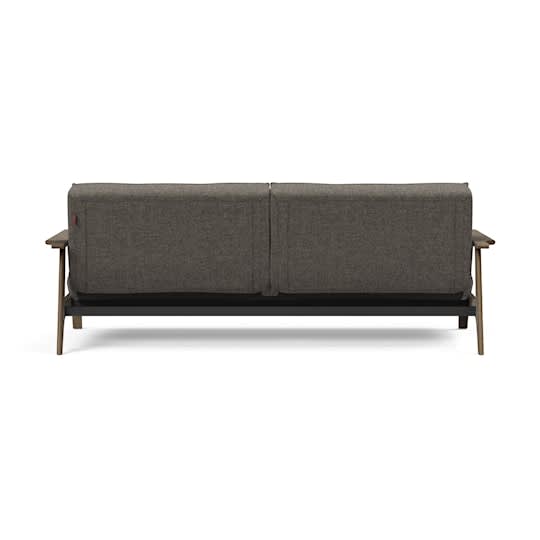 Innovation Living Splitback Frej Bäddsoffa Smoked Oak/Flashtex Dark Grey 115x200