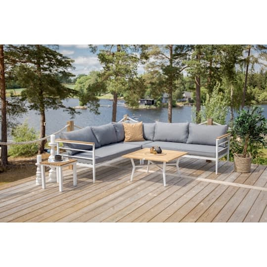 Nordic Outdoor Max Loungesoffa inkl Bord Grey