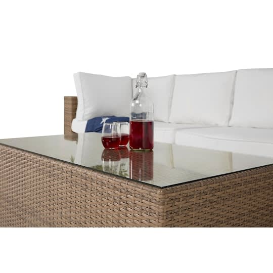 Nordic Outdoor Bora 5-seters lounge sofa inkl. Bord Sand