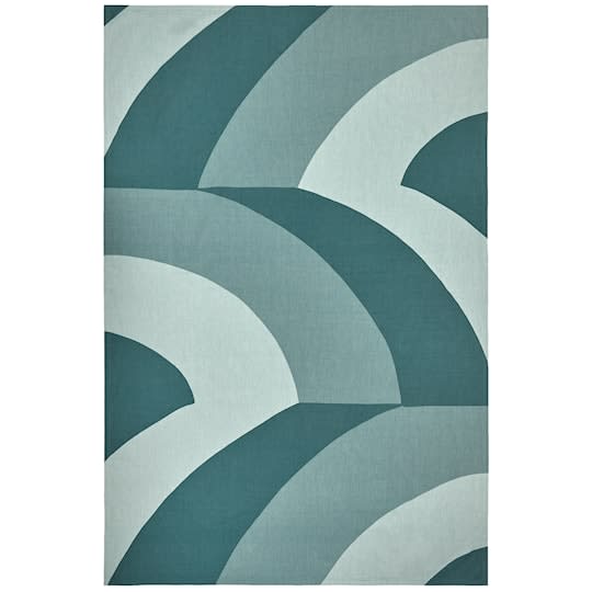 Marimekko Savanni Duk Green/Dark Blue/Mint 155x250