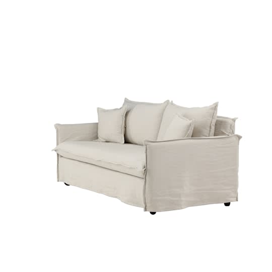 Nordic Home Denise 3-sits Soffa Beige