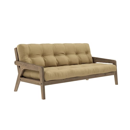 Karup Design Grab Bäddsoffa Brun/Wheat Beige 204cm