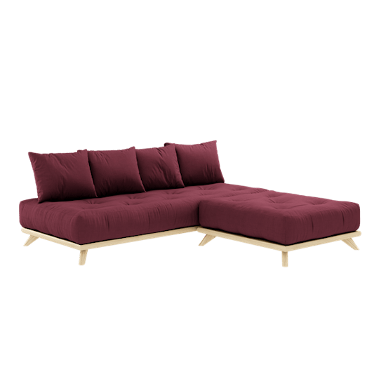 Karup Design Senza Sovesofa Natur/Bordeaux 200cm