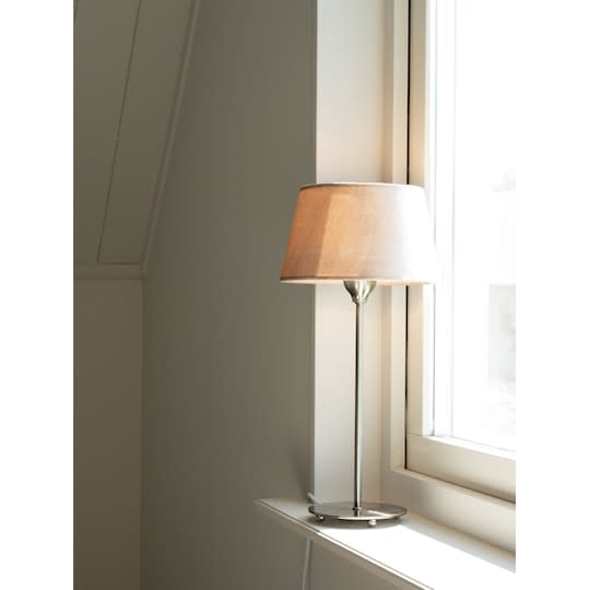 Watt &amp; Veke Line Lampfot Matt Chrome 45cm