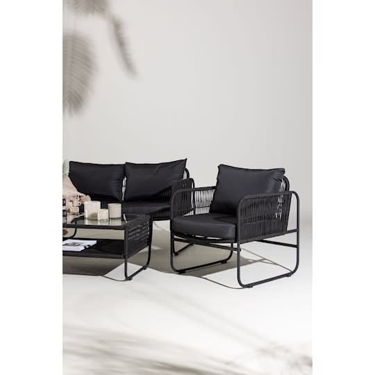 Nordic Outdoor Uni Lounge Set Svart