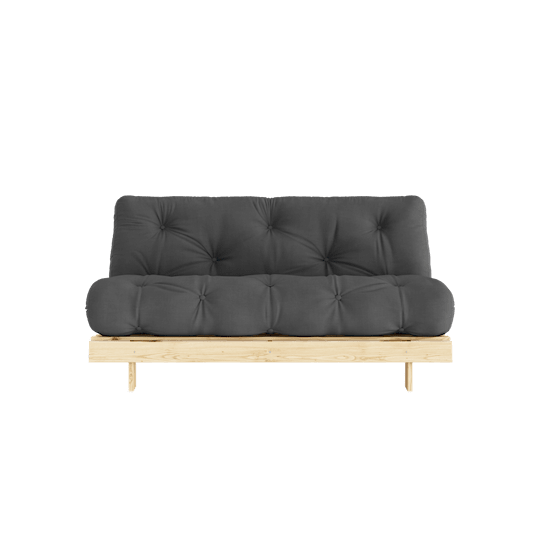 Karup Design Roots Bäddsoffa Natur/Dark Grey 160cm