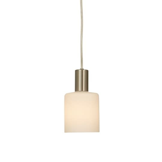 Nordic Home Frans Fönsterlampa Stål/Opalvit